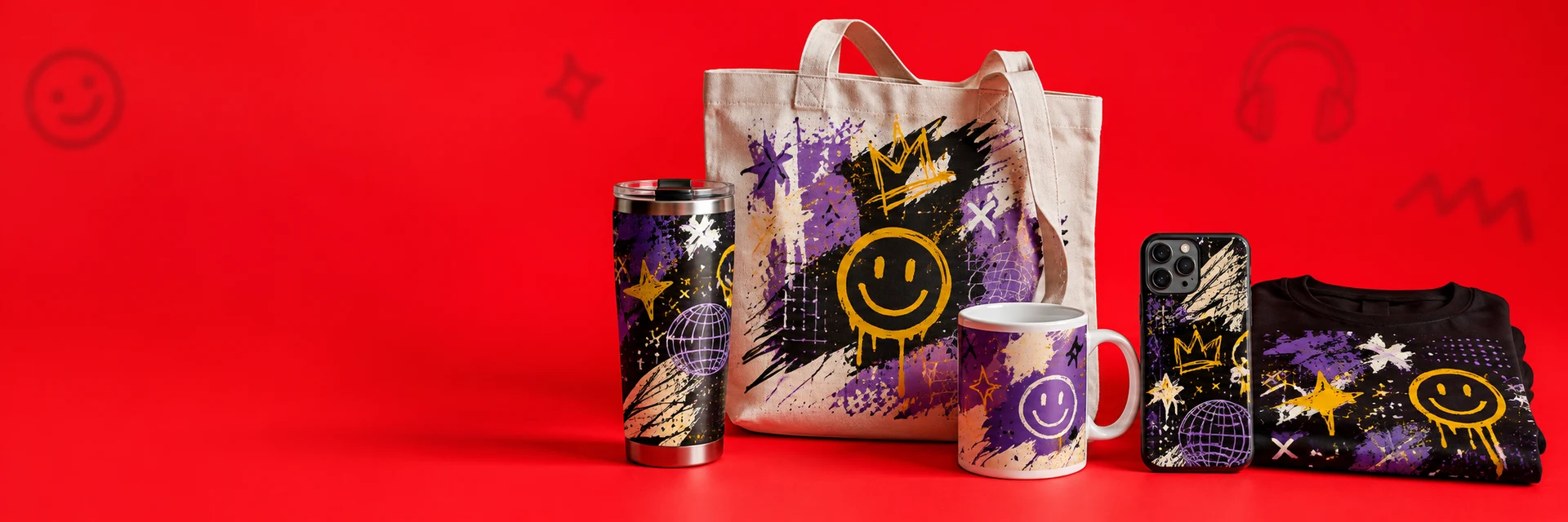 Productos personalizados con estampados de cultura pop
