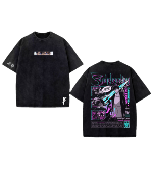 Camiseta Solo Leveling — Purple Hunter