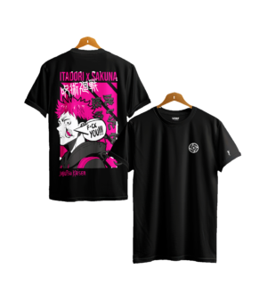 Camiseta Jujutsu Kaisen — Ryomen Sukuna Pink