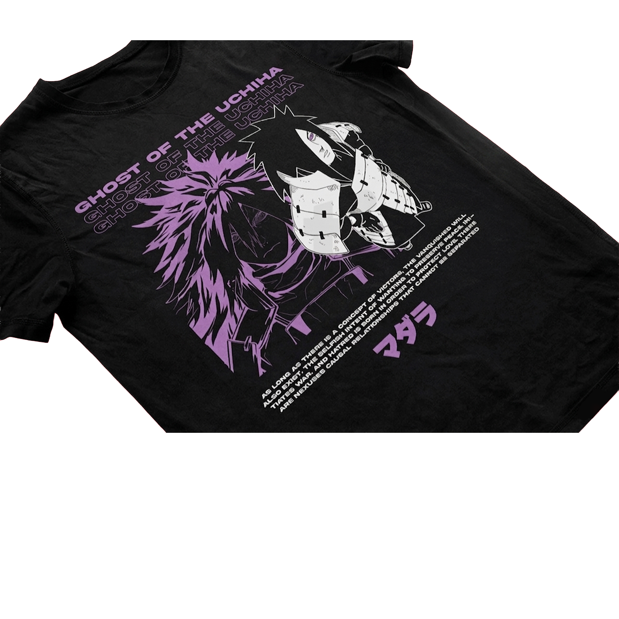 Camiseta Naruto — Madara Uchiha Violet Storm