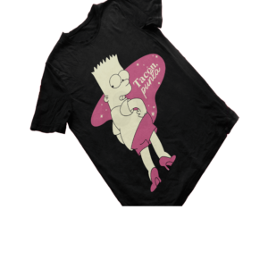 Camiseta Los Simpson — Bart Pink Statement