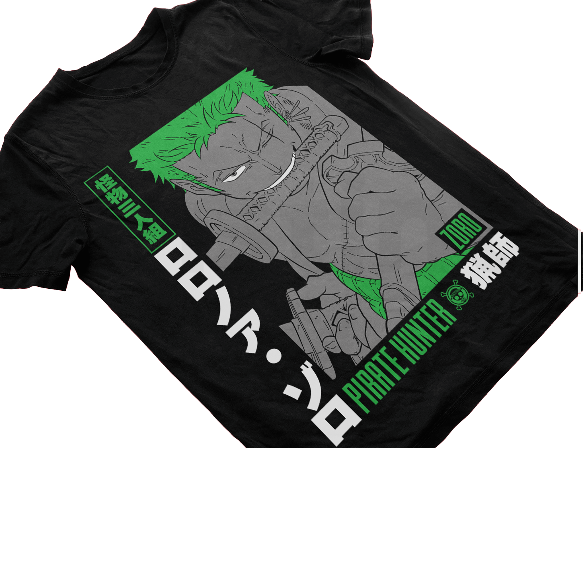Camiseta One Piece — Zoro Emerald Blade