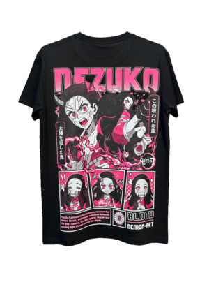 Camiseta Demon Slayer — Nezuko Pink Manga