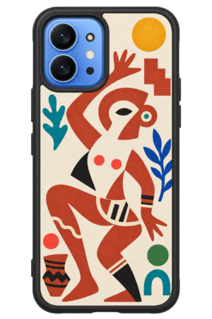 Estuche Cerámica Negativa — Figura Ceremonial