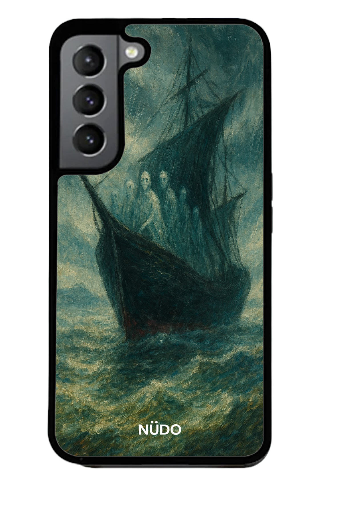 Estuche Celular Barco Negro del Gran Lago Nicaragua 🇳🇮