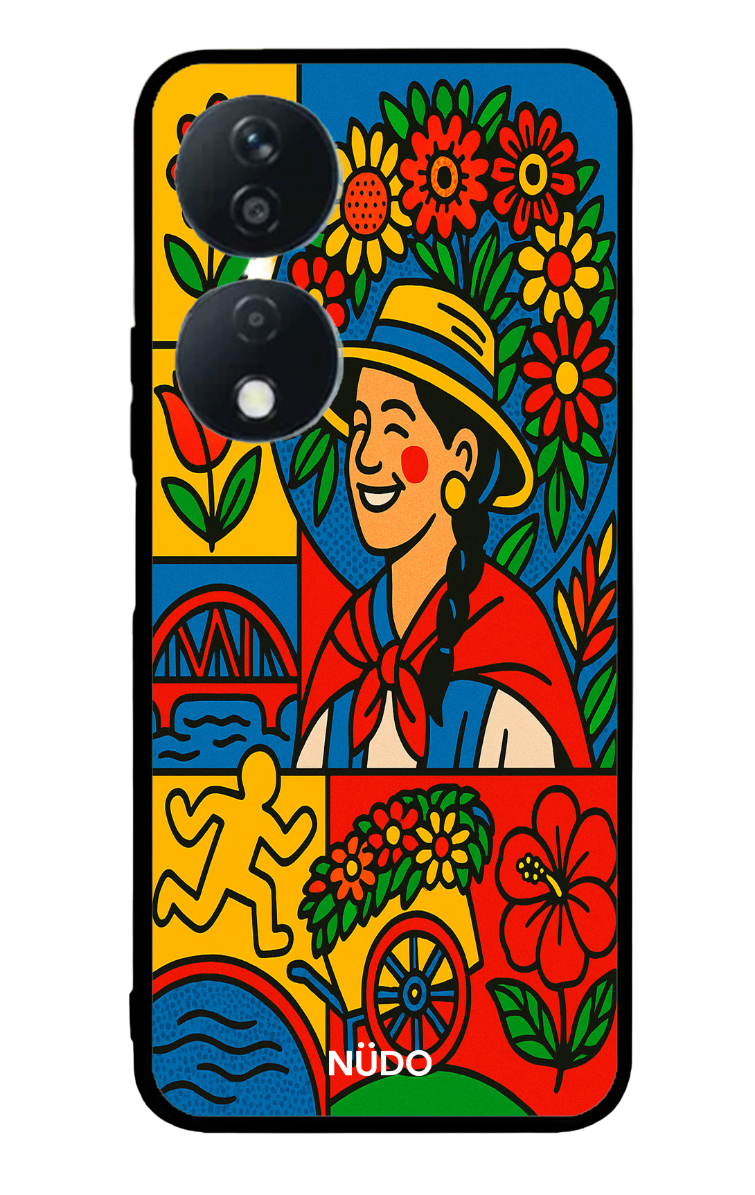Estuche Celular Festival de las Flores 🌸 🇨🇴