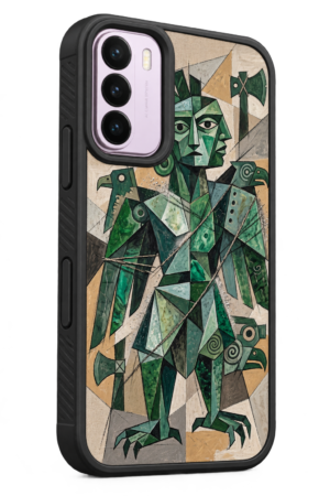 Estuche para Celular Chamán de Jade y Aves