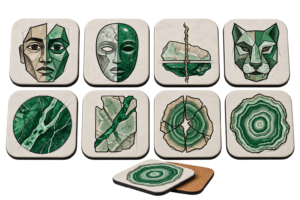 Posavasos Líticos Tecnología del Jade