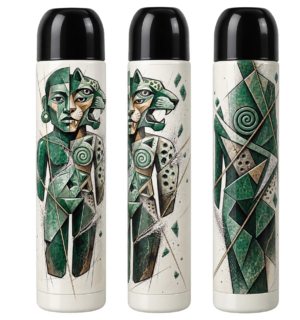 Termo Botella Inox Guardián de Jade (500 ml)