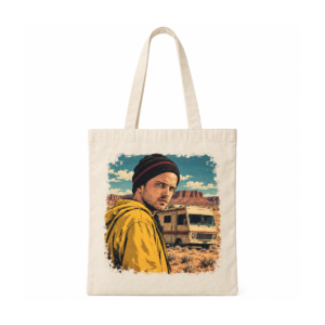 NÜDO POP — Breaking Bad · Canvas bag de asas largas · Jesse y la casa rodante