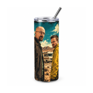 NÜDO POP — Breaking Bad · Skinny tumbler 20 oz · Walter y Jesse
