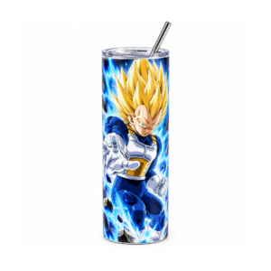 NÜDO POP — Dragon Ball Z · Skinny tumbler 20 oz · Vegeta Super Saiyan