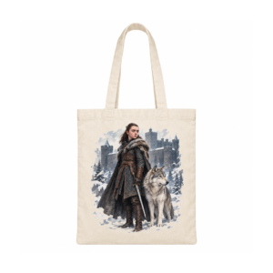 NÜDO POP — Game of Thrones · Canvas bag de asas largas · Arya Stark