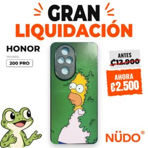Estuche HONOR 200 Pro – Homero Simpson entre arbustos