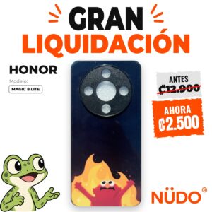 Estuche HONOR Magic 8 Lite – Elmo con fuego