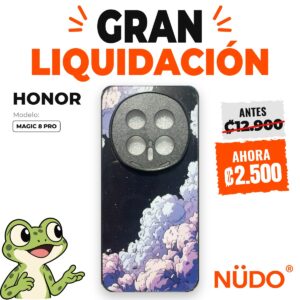 Estuche HONOR Magic 8 Pro – Nubes violetas y estrellas