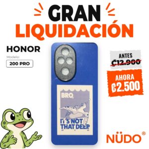Estuche HONOR 200 Pro – Azul «Bro, It's Not That Deep»