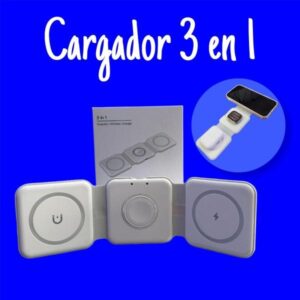 Cargador Inalámbrico 3 en 1