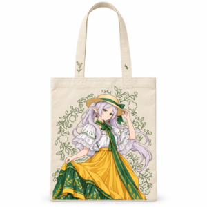 NÜDO × NÜDO POP — Vestidos de Patria | Heredia · Frieren · Bolso de lona