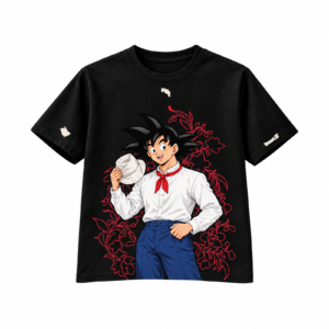 NÜDO × NÜDO POP — Vestidos de Patria | Cartago · Goku · Camiseta