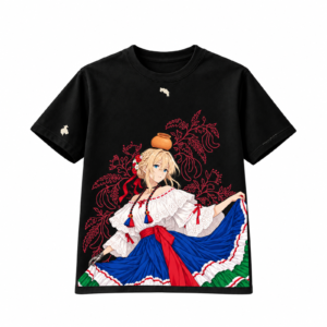 NÜDO × NÜDO POP — Vestidos de Patria | Guanacaste · Violet Evergarden · Camiseta