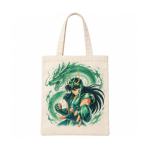 NÜDO POP — Saint Seiya · Canvas bag de asas largas · Shiryu del Dragón