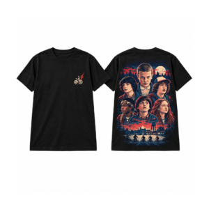 NÜDO POP — Stranger Things · Camiseta · El grupo de Hawkins
