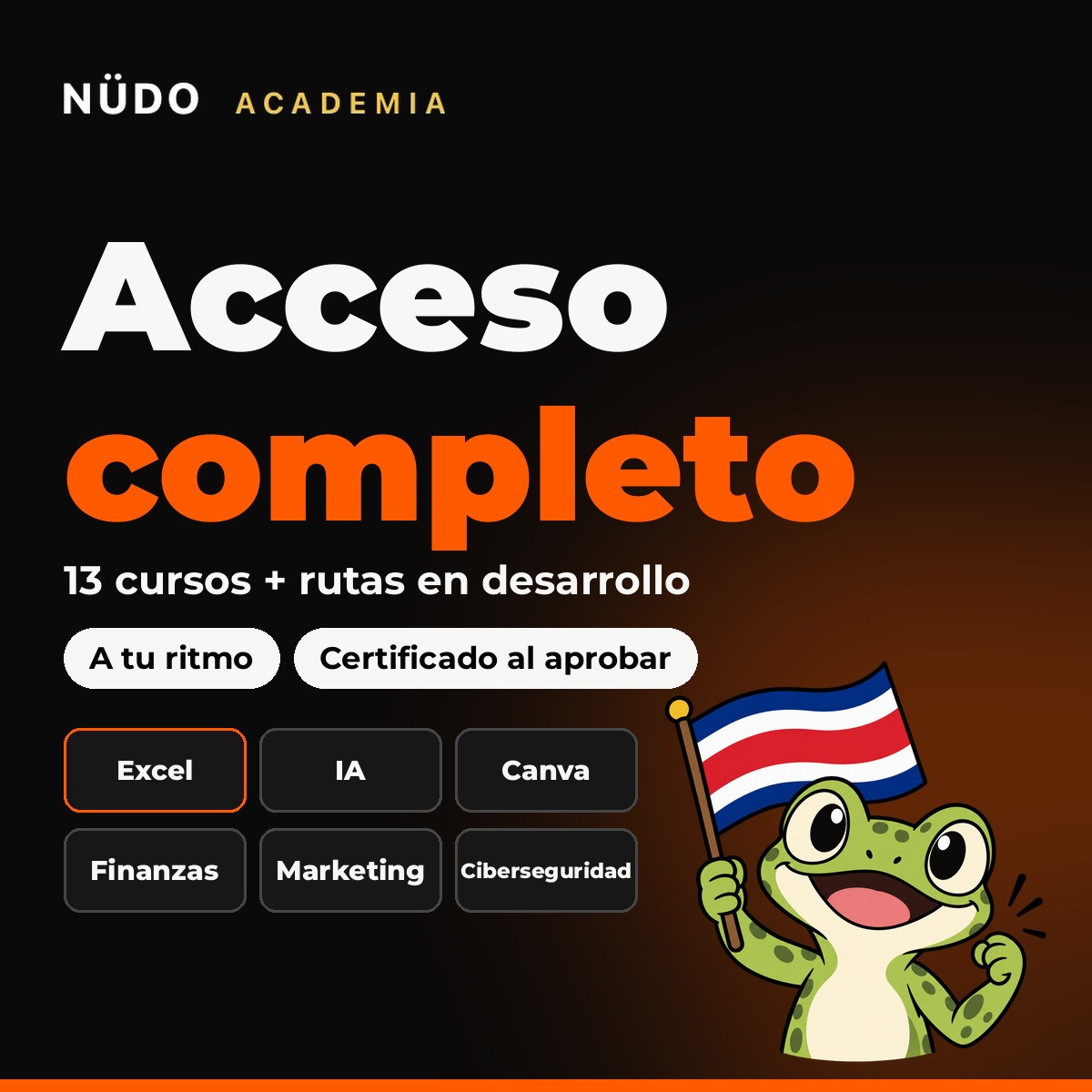 Acceso completo NÜDO Academia — 13 cursos y rutas